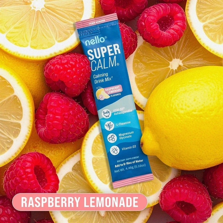 11 Nello Supercalm-Drink Mix with magnesium glycinate,KSM-66 & vitamin D3-Convenient